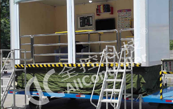 科普館移動模擬地震小車